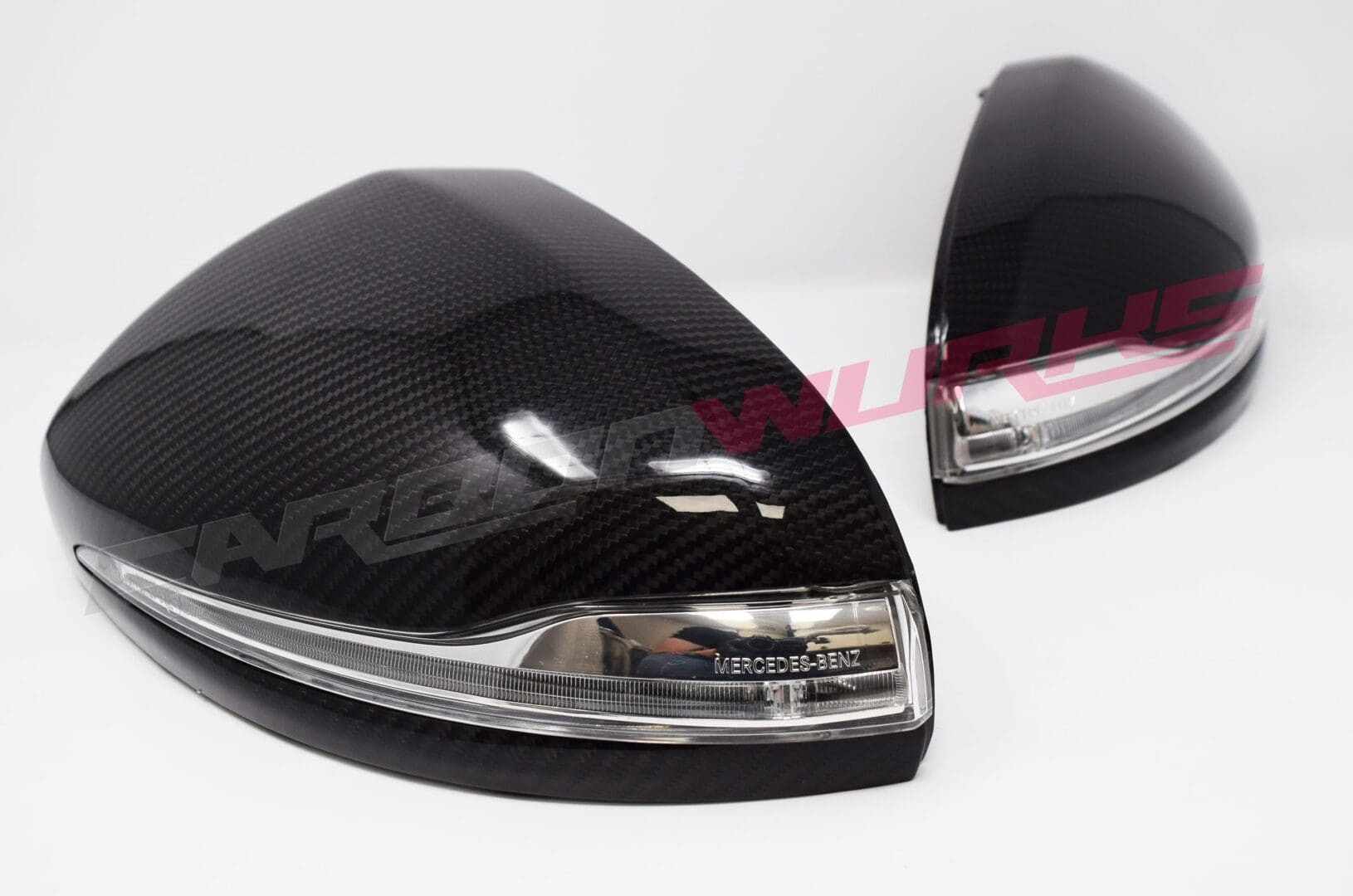 Mercedes Benz C,E,S,GLC Class Carbon Fibre Mirrors - Right Hand Drive 3