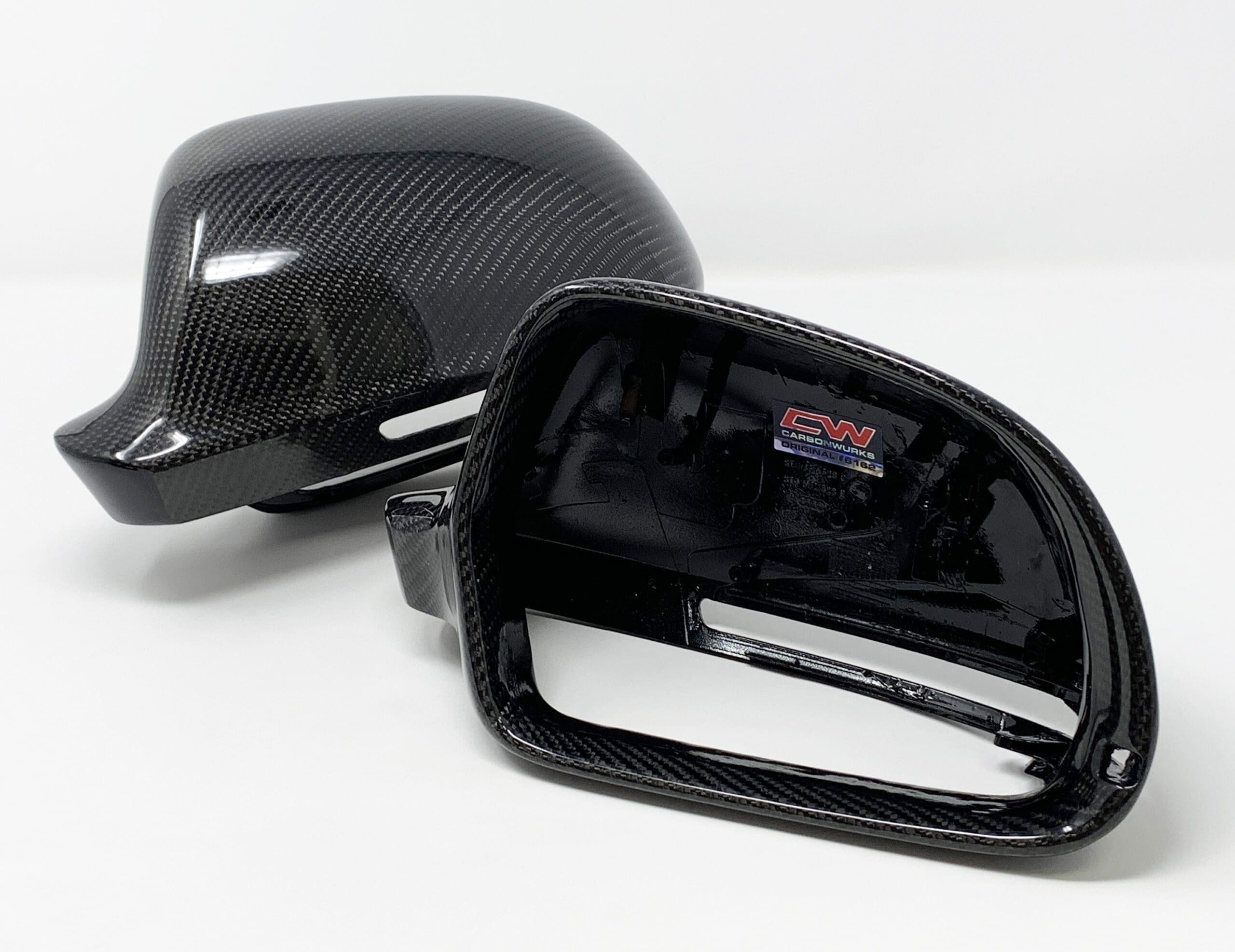Audi A3 / A4 / A5 / A6 / Q3 Carbon Fibre Mirrors - Without Lane Assist