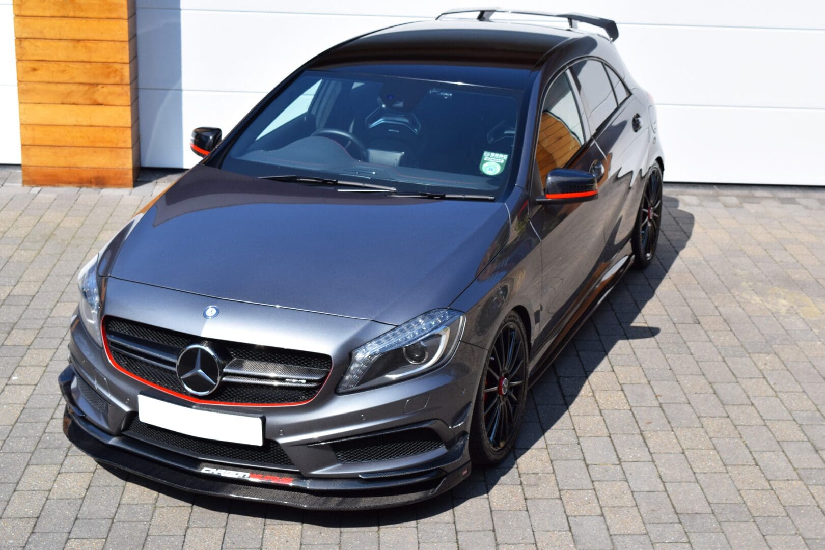 CLA Class Carbon Fibre Front Spoiler Extension 4