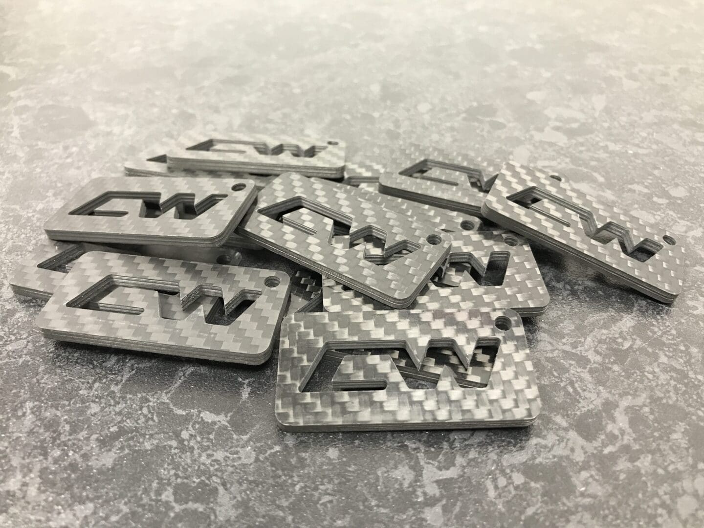Carbonwurks Carbon Fibre Keyring 2