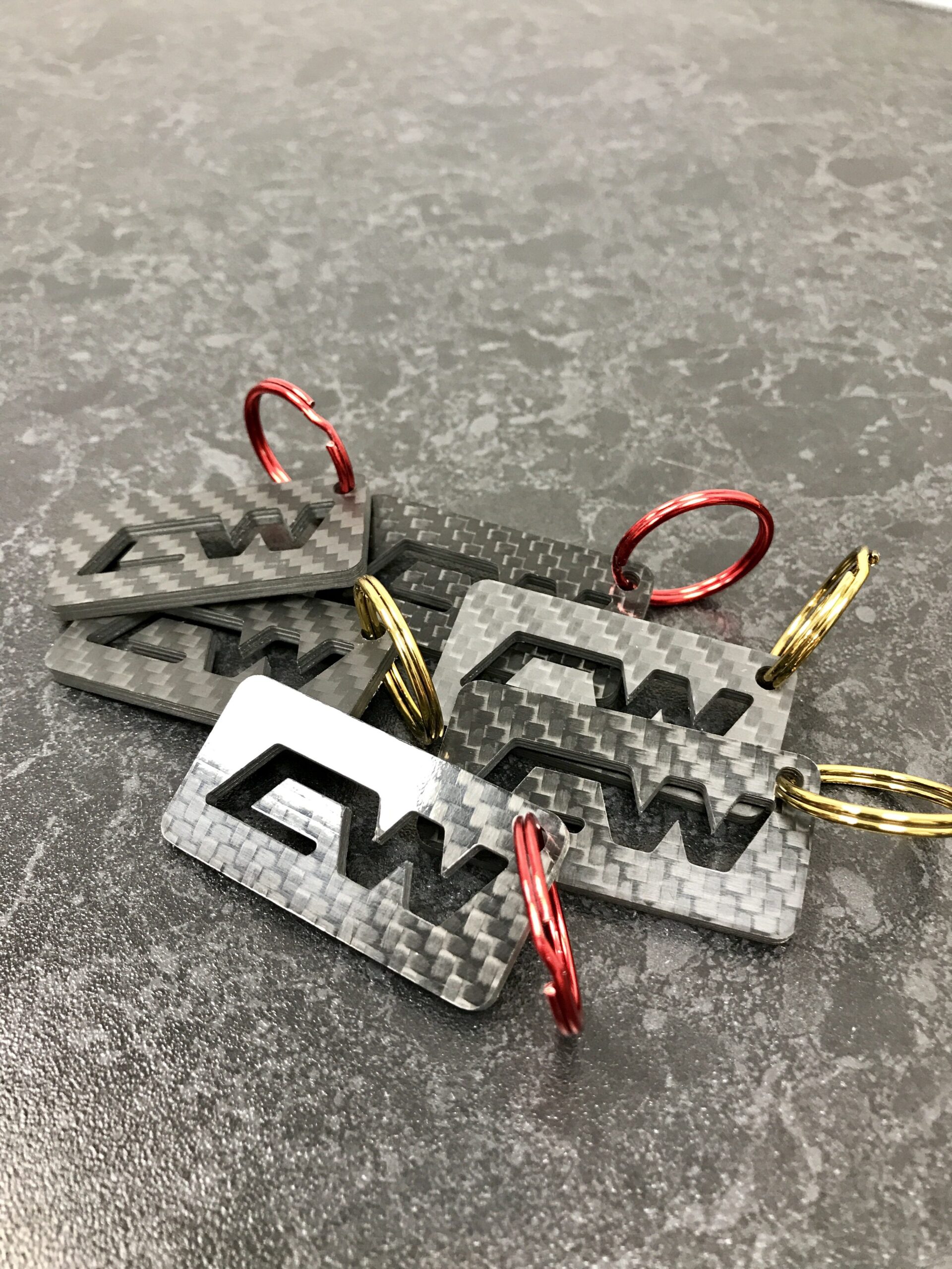 Carbonwurks Carbon Fibre Keyring 1