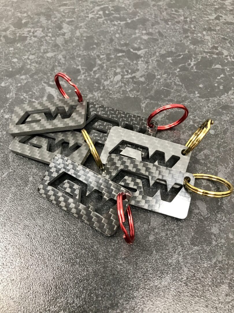 Carbonwurks Carbon Fibre Keyring 8