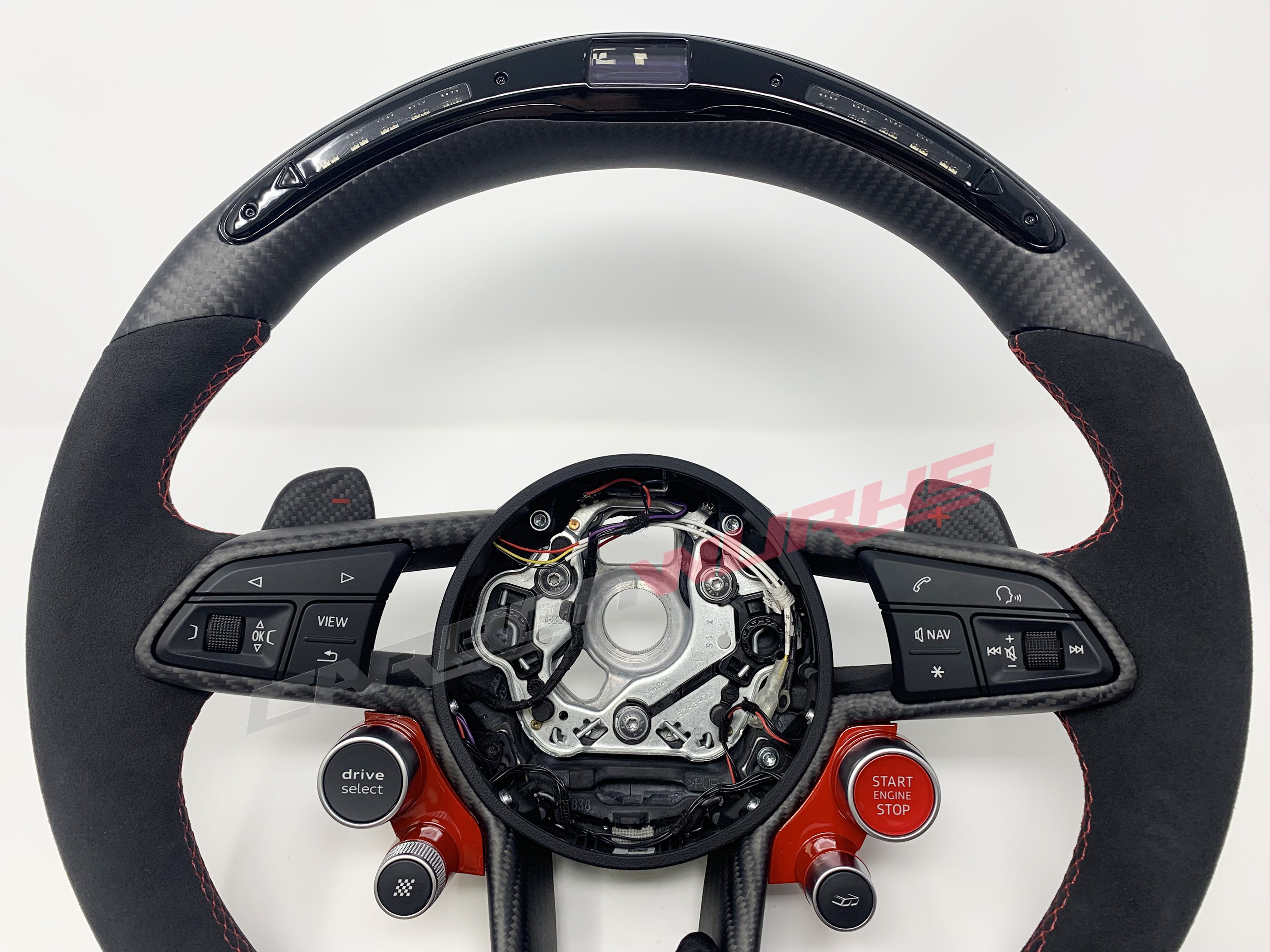 Audi Alu Carbon custom steering wheel volant Sport Lenkrad R8 GT