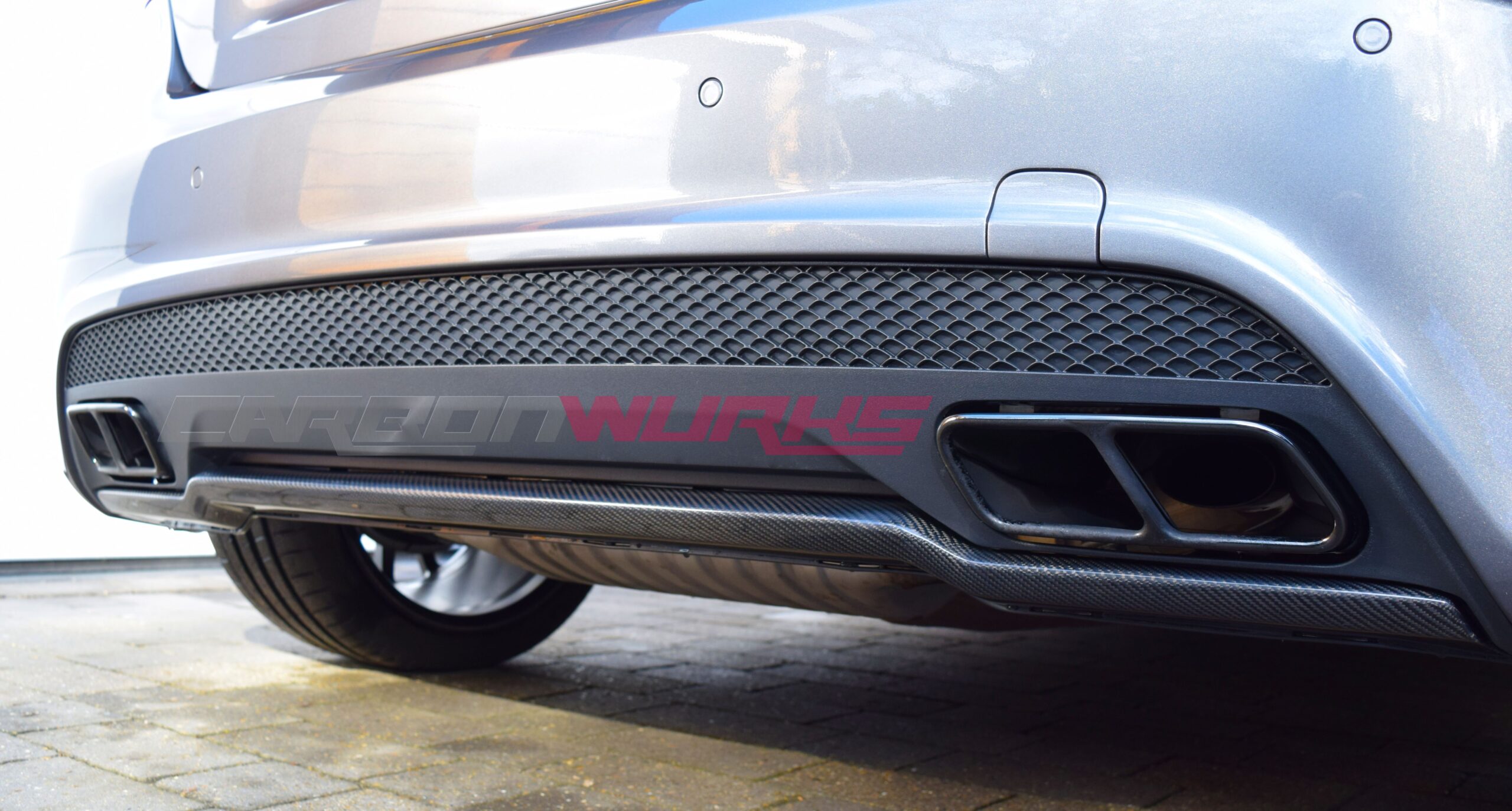 Mercedes Benz A45 AMG Carbon Fibre Rear Diffuser Lip Spoiler