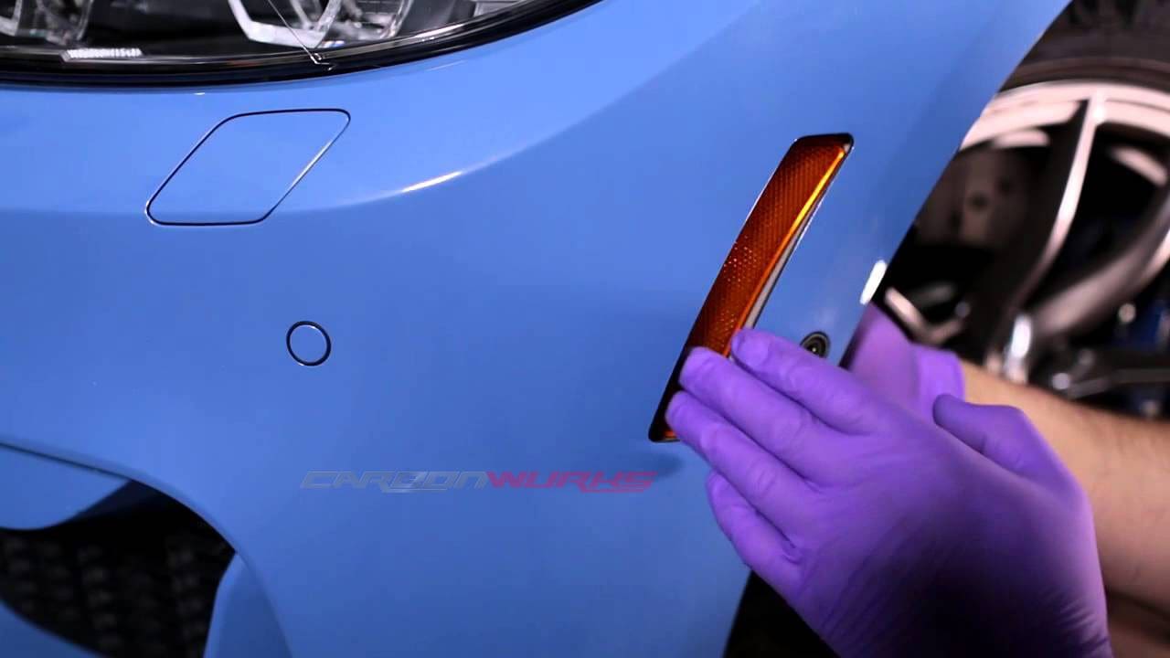 M3/4 US Spec Front Bumper Reflectors Retrofit Kit 2