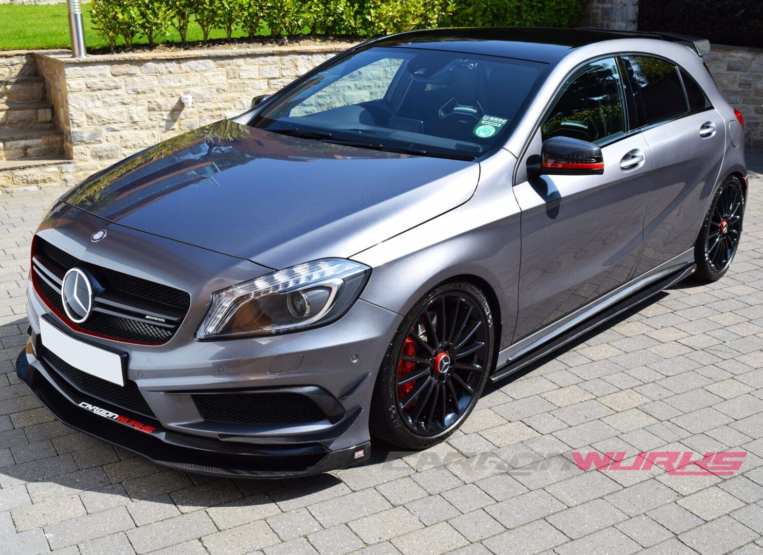 A/CLA Gloss Black Side Skirt Extensions 18