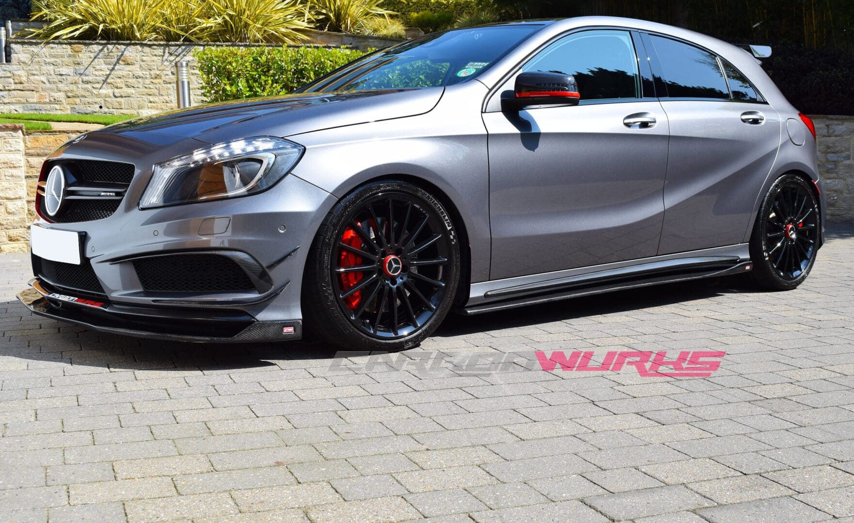 A/CLA Gloss Black Side Skirt Extensions 16