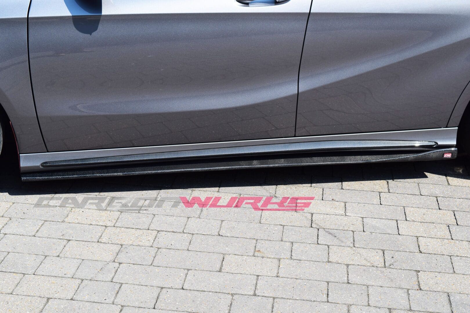 A/CLA Gloss Black Side Skirt Extensions 14