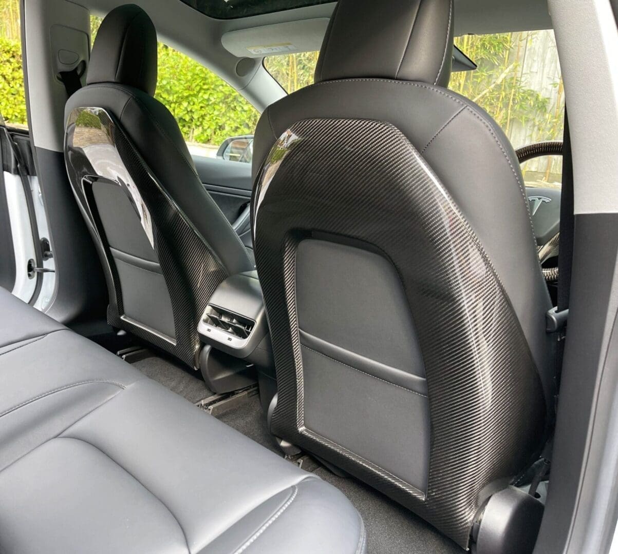 Tesla Model 3 Carbon Seat Backs07