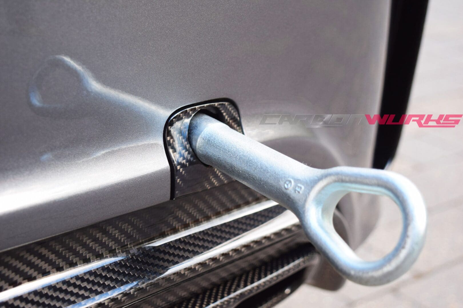 Mercedes A45 AMG Carbon Fibre Tow Hook Covers (Pre Facelift) 6