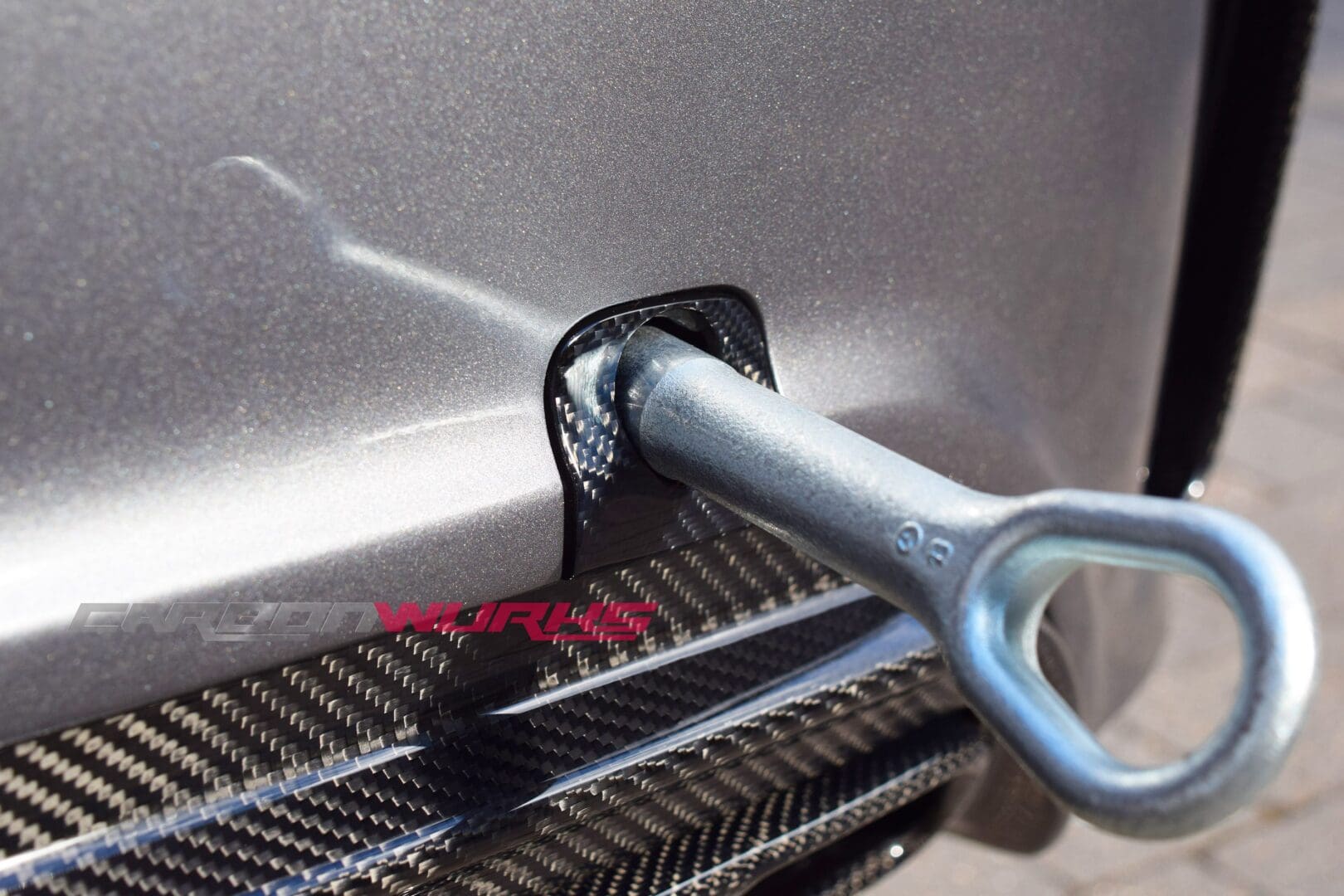 Mercedes A45 AMG Carbon Fibre Tow Hook Covers (Pre Facelift) 5