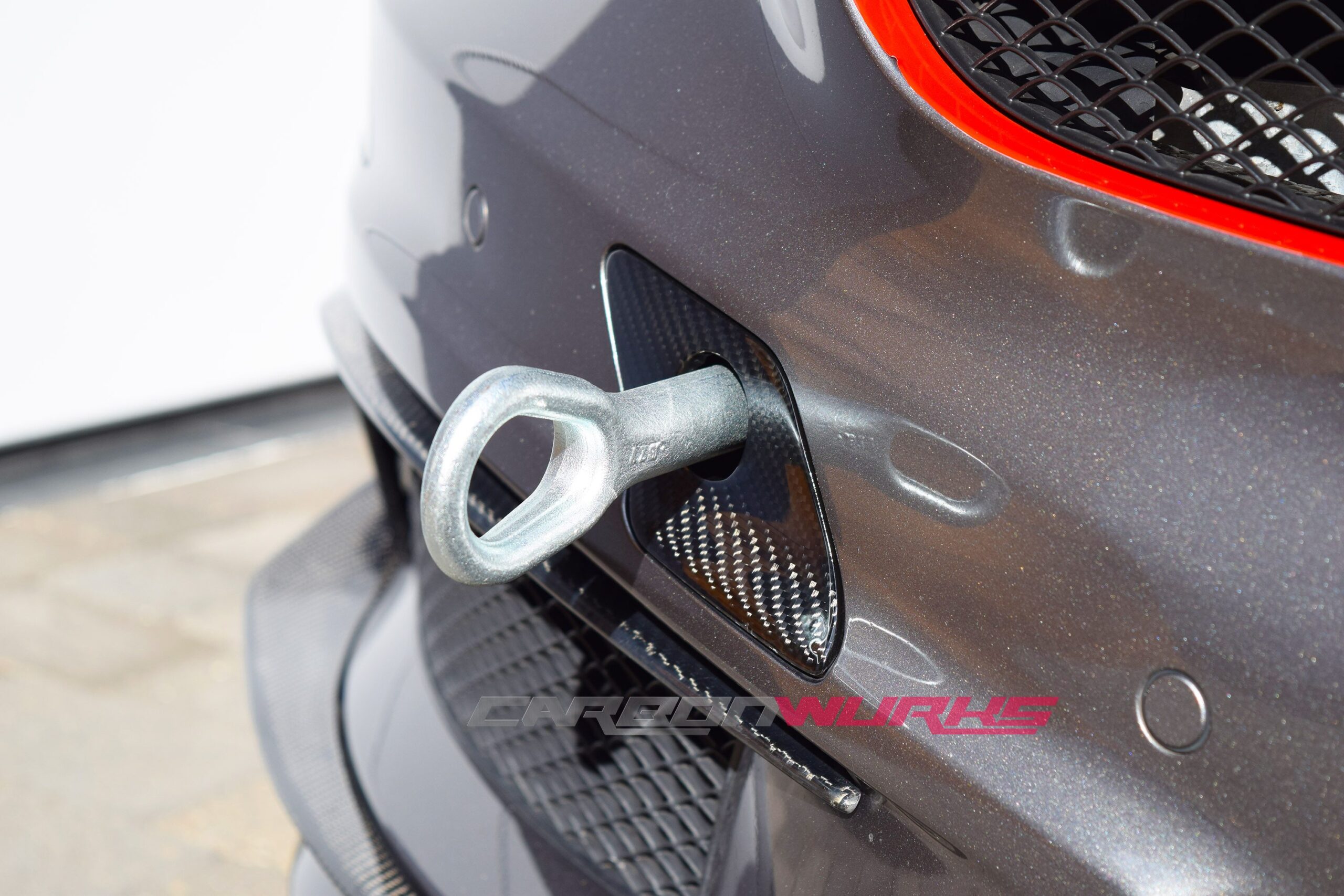 Mercedes A45 AMG Carbon Fibre Tow Hook Covers (Pre Facelift) 1