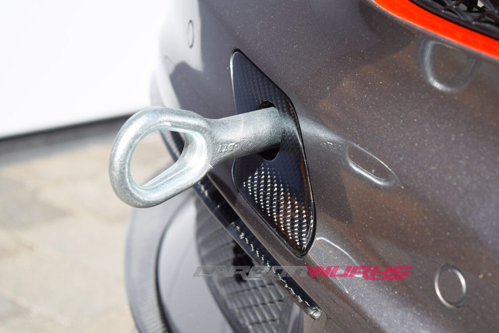 Mercedes A45 AMG Carbon Fibre Tow Hook Covers (Pre Facelift) 2