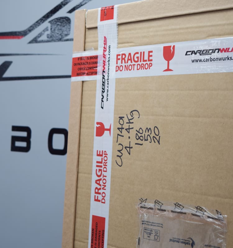 Shipping Back The Carbon Fibre Repair Part