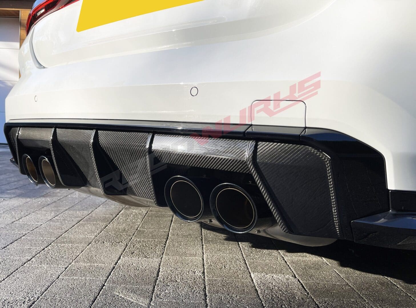 WM BMW G8X OEM Style Carbon Diffuser01