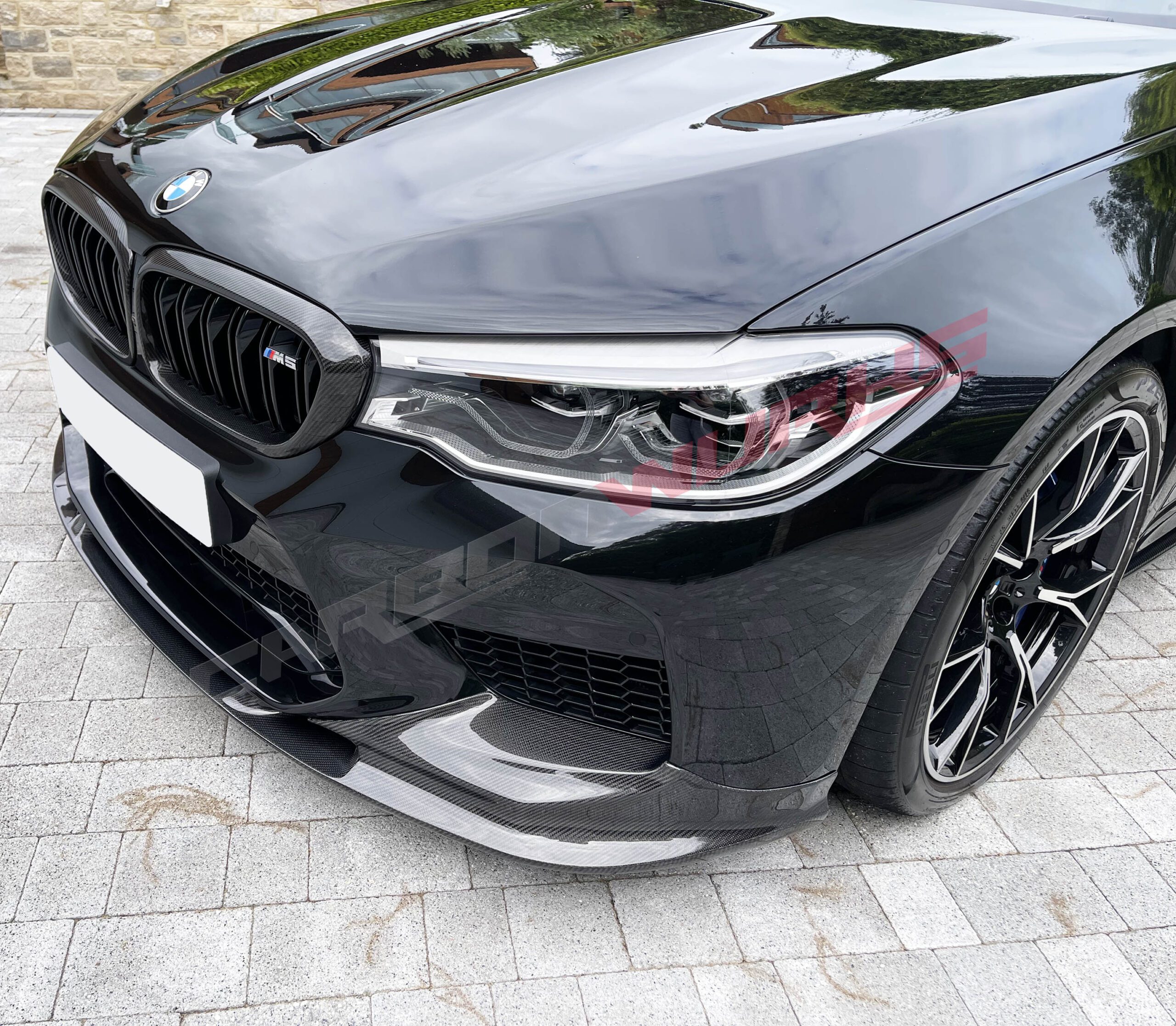 WM BMW M5 F90 Carbon Front Spoiler04