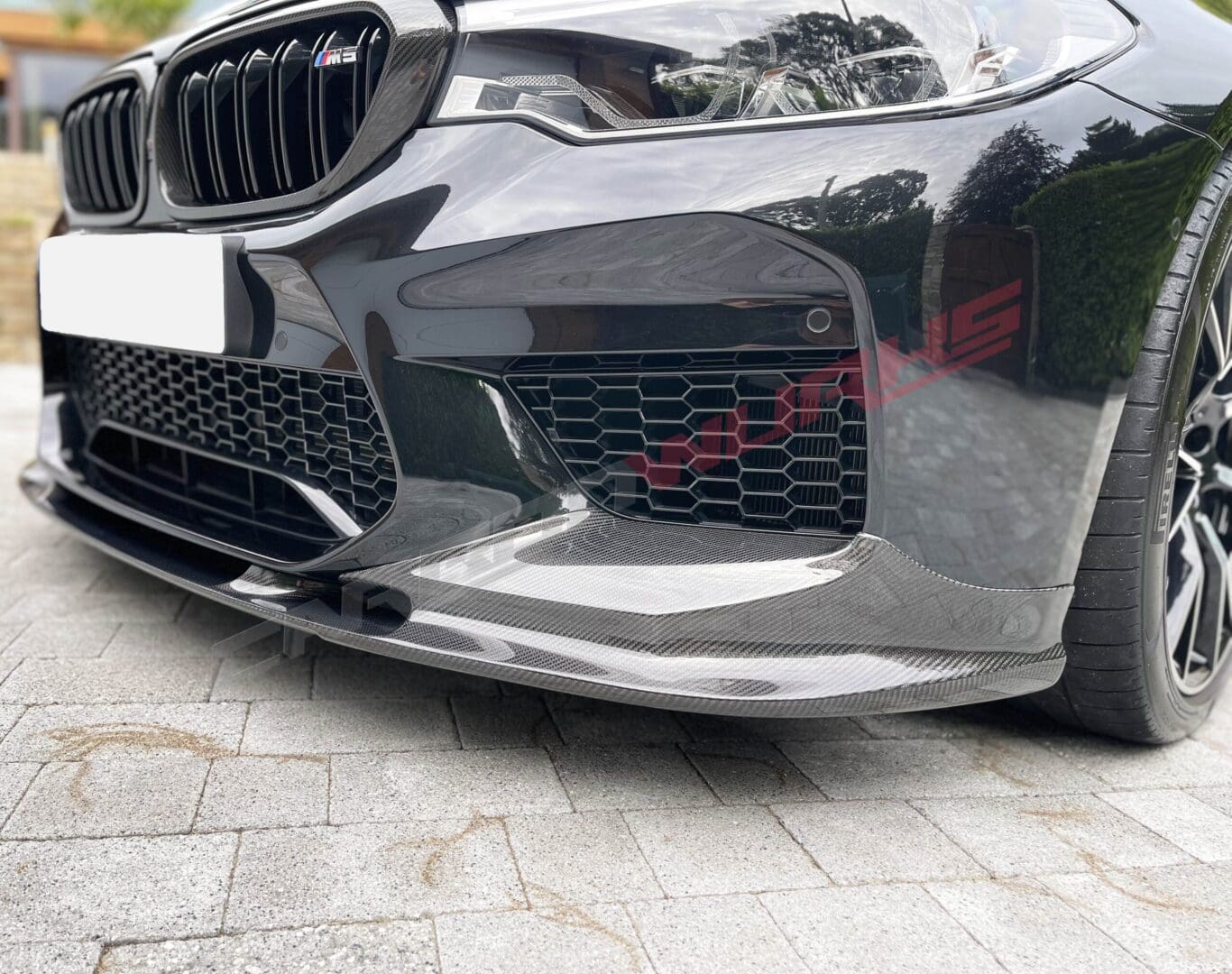 WM BMW M5 F90 Carbon Front Spoiler06
