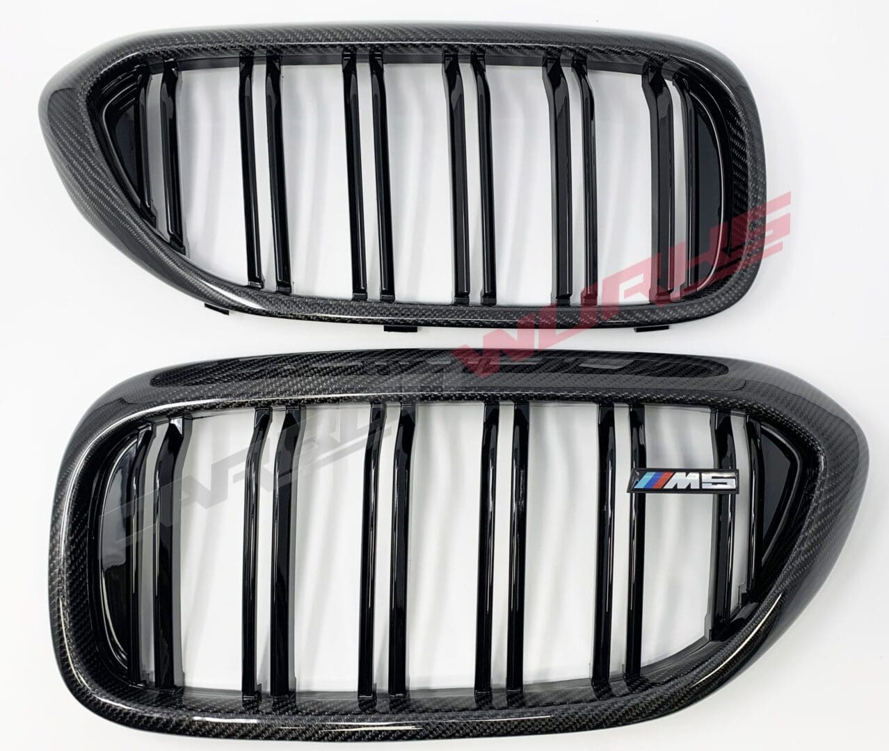 WM BMW M5 F90 Front Grilles 18-20 02