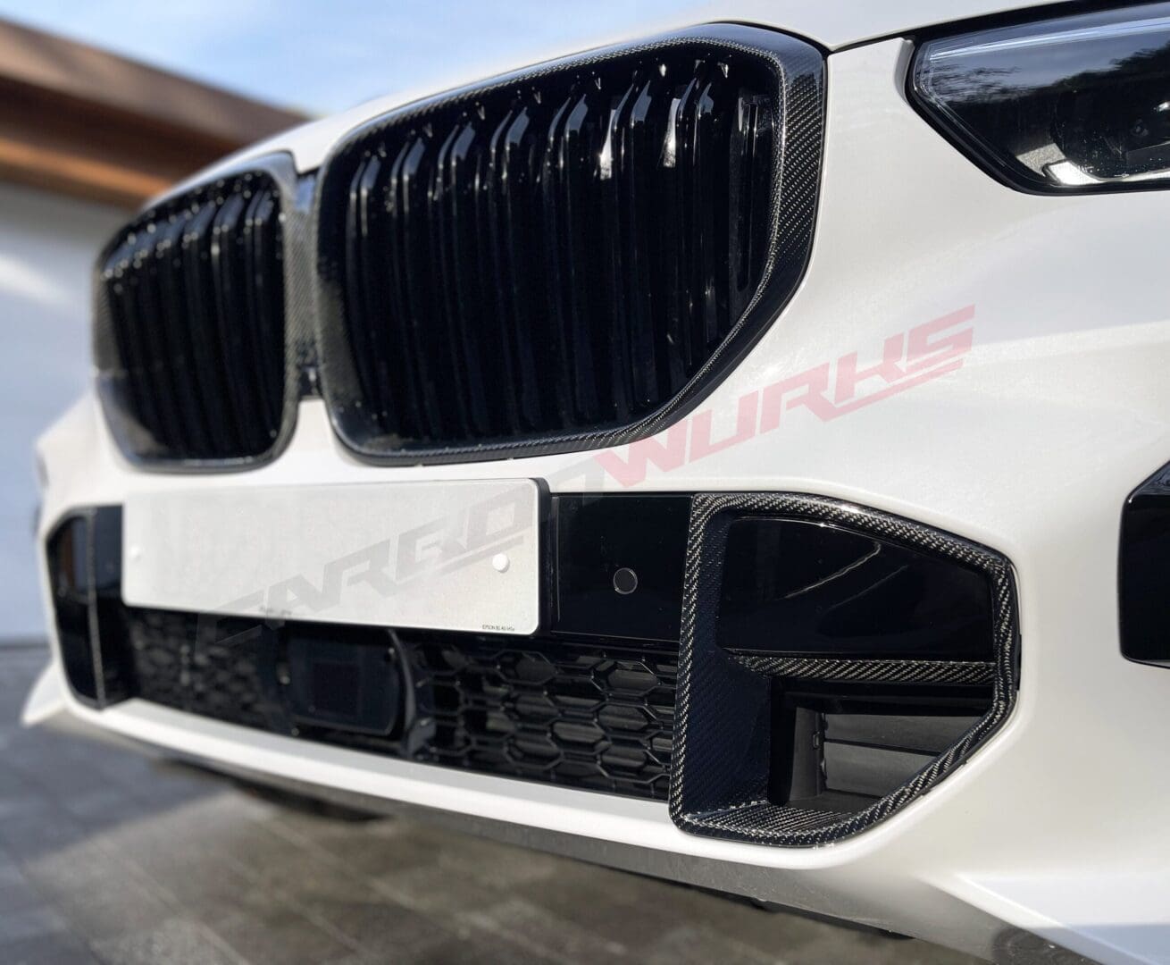 WMBMW X5 G05 Carbon Front Bumper Ducts09