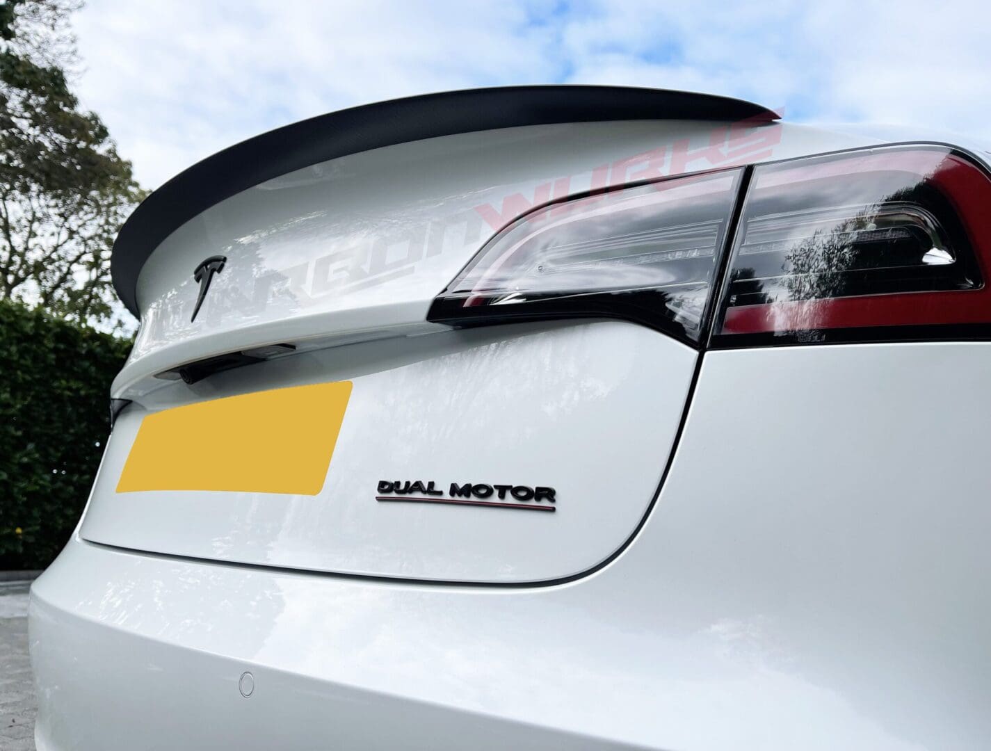 WMTesla Model 3 Carbon Boot Spoiler04