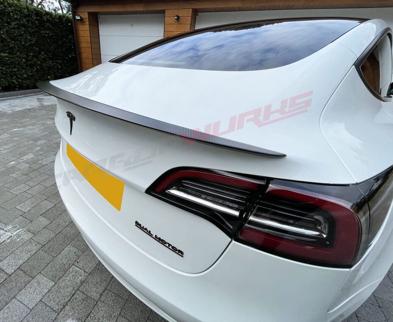 WMTesla Model 3 Carbon Boot Spoiler05