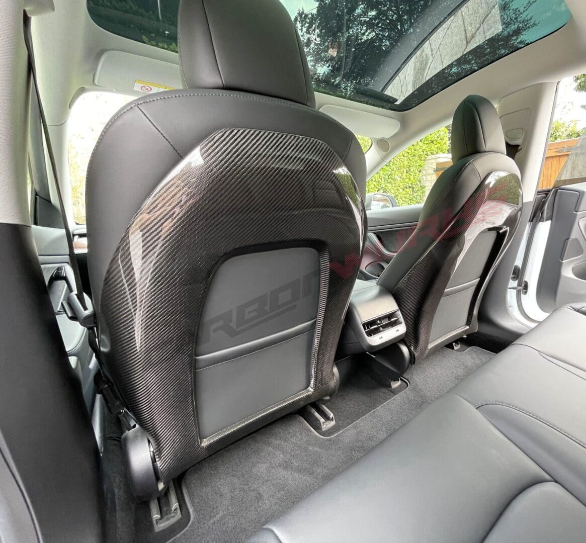 WM Tesla Model 3 Carbon Seat Backs01