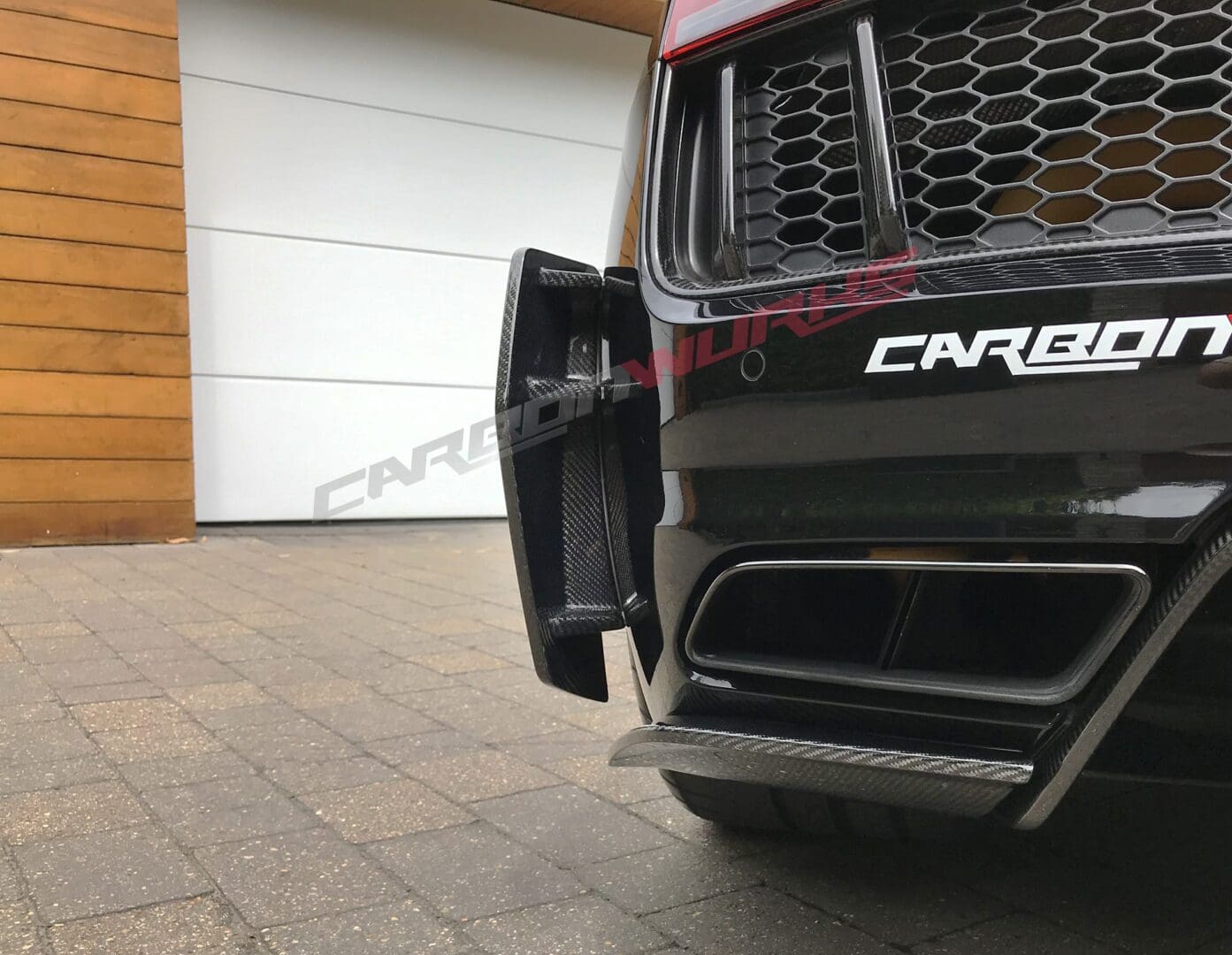 Audi R8 carbon fibre rear side canards20