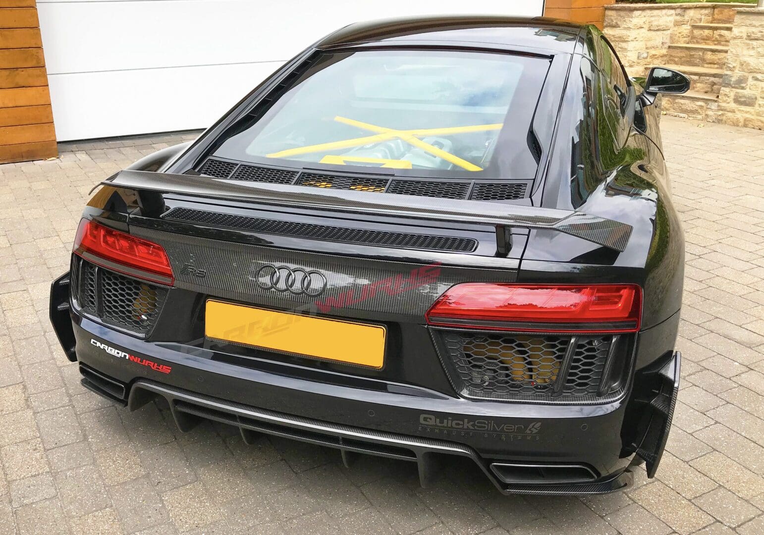 canards13Audi R8 carbon fibre rear side canards24