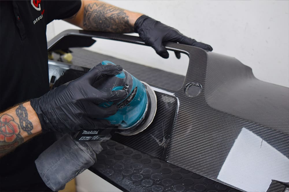 Carbonwurks Aston Martin Carbon Fibre Repair
