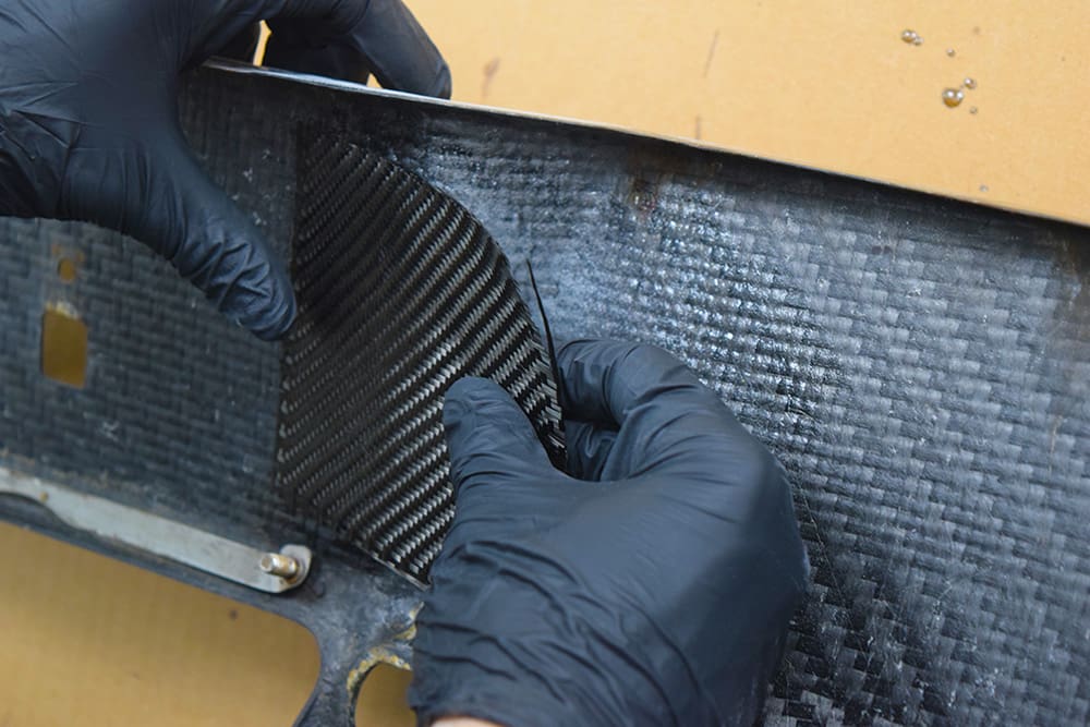 Carbonwurks Aston Martin Carbon Fibre Repair
