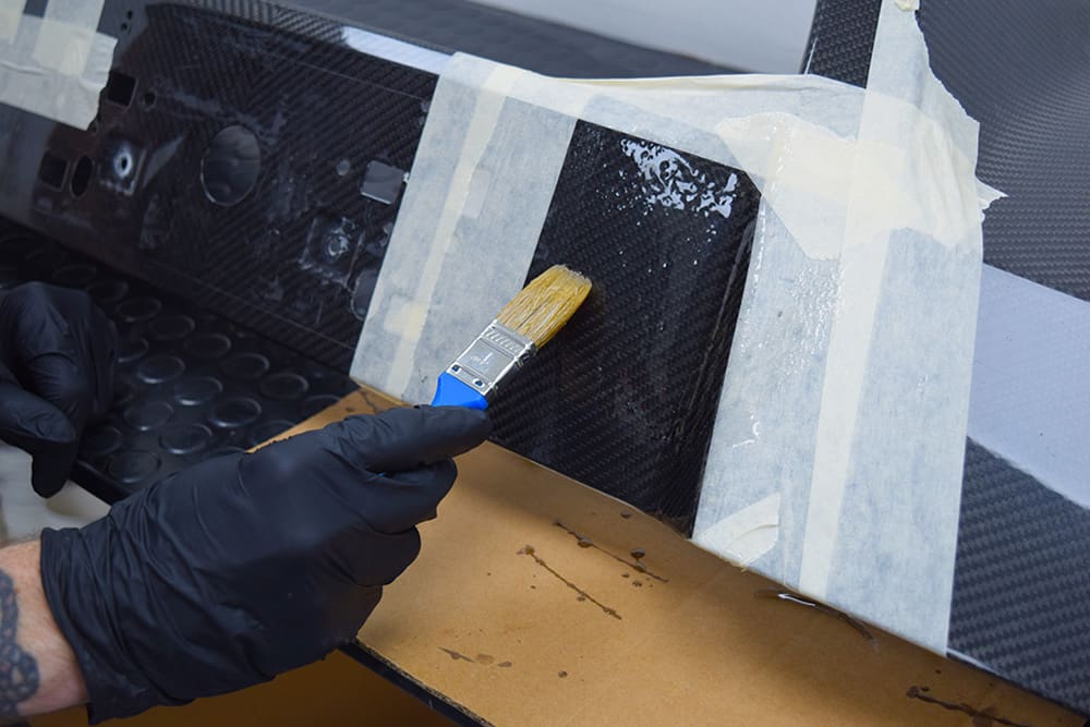 Carbonwurks Aston Martin Carbon Fibre Repair