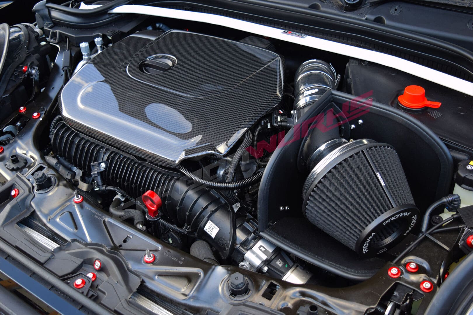 Mini F56 JCW Carbon Fibre Engine Cover