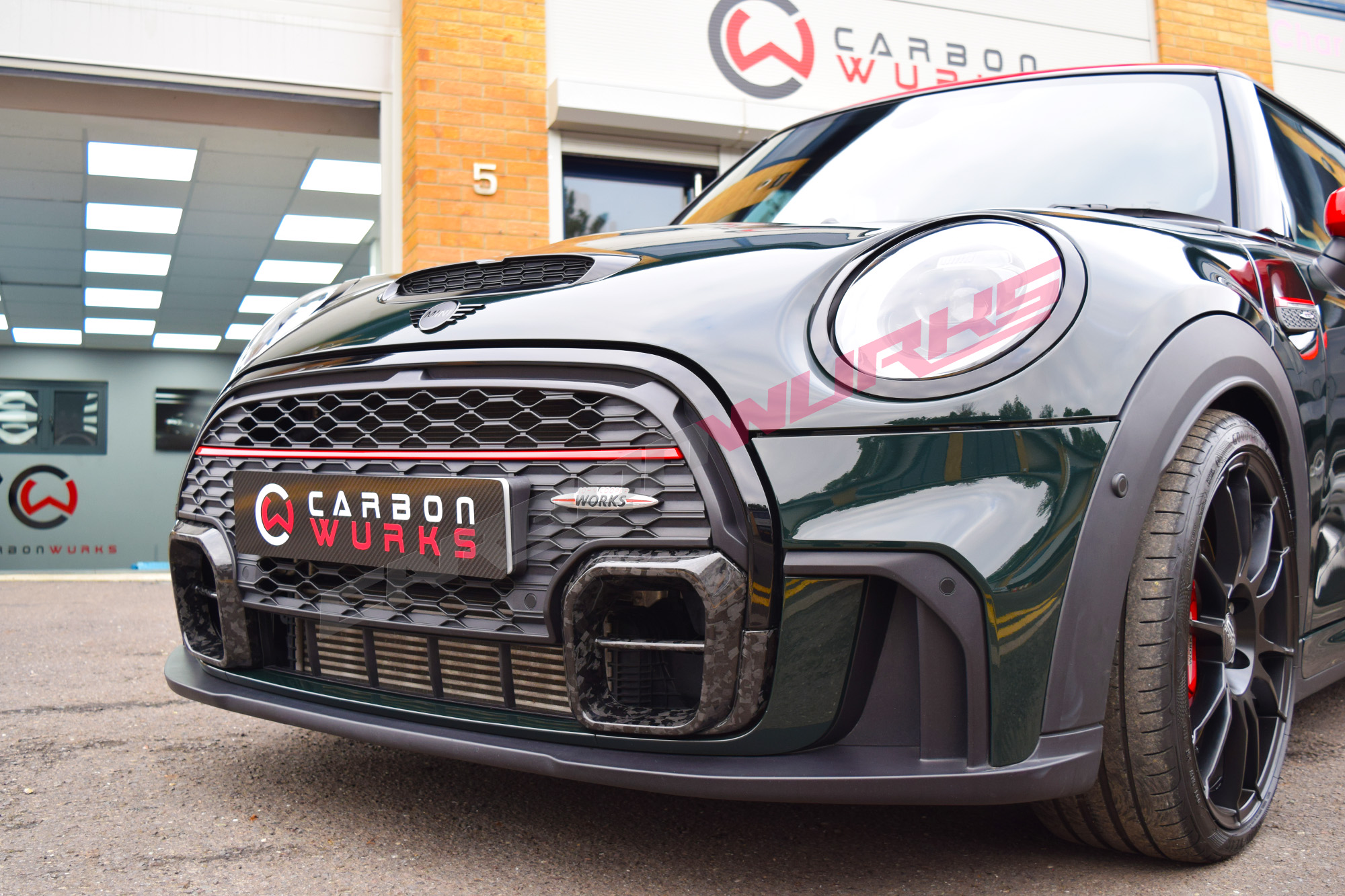 Mini Cooper F5X LCI 2 JCW Forged Carbon Front Ducts