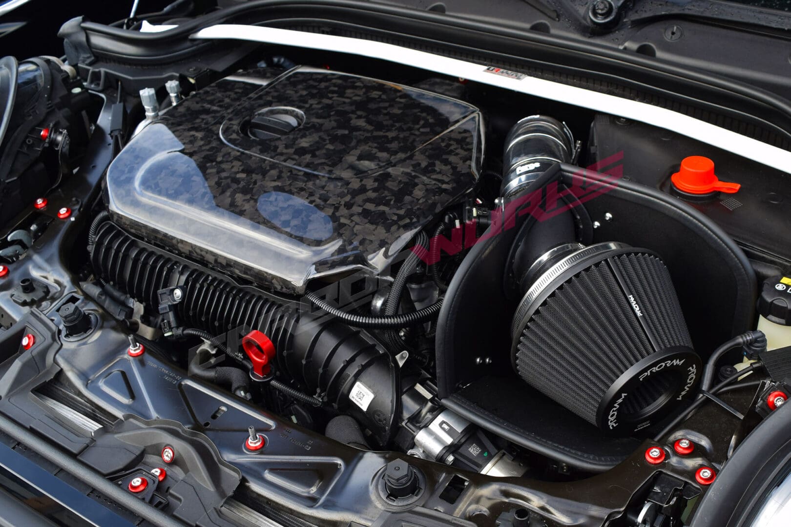 Mini F56 JCW Carbon Fibre Engine Cover