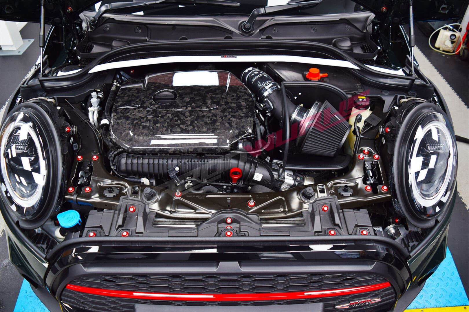 Mini F56 JCW Carbon Fibre Engine Cover