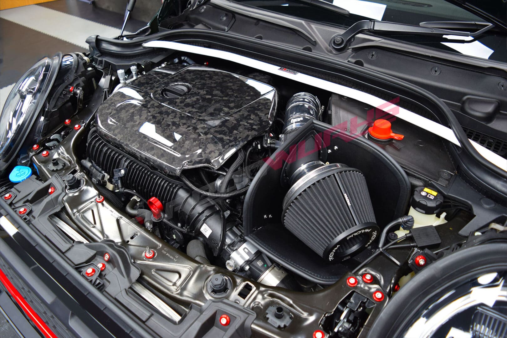 Mini F56 JCW Carbon Fibre Engine Cover