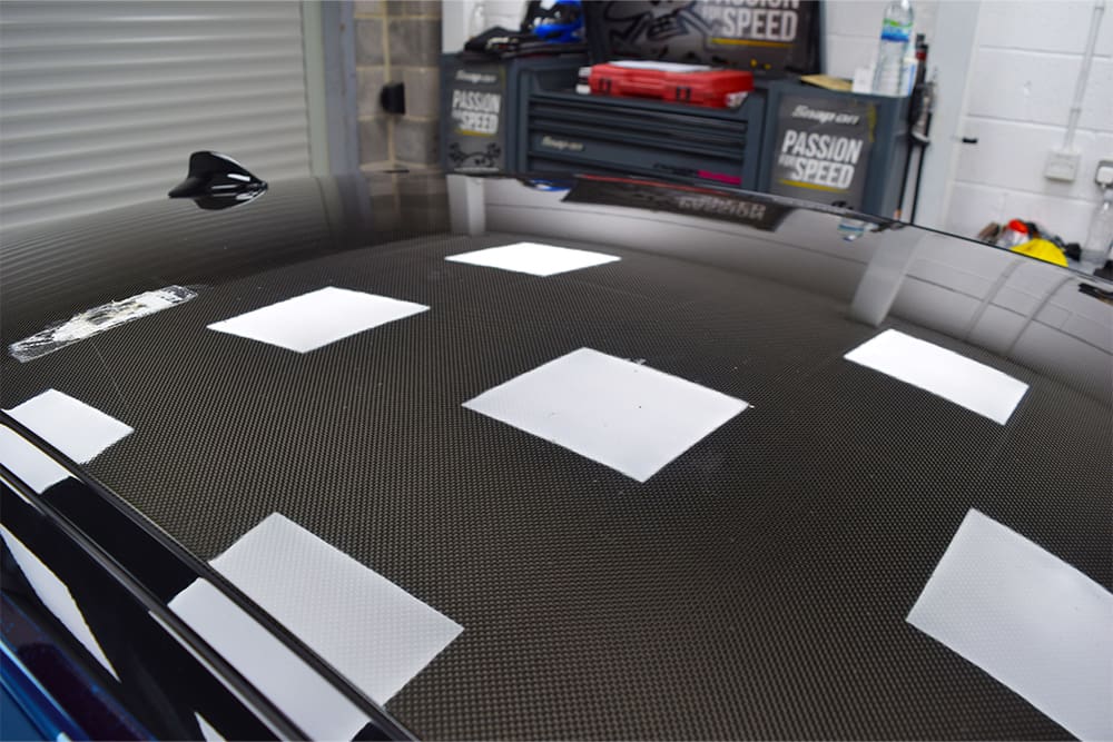BMW M3 M4 Carbon Fibre Roof Damage Repair