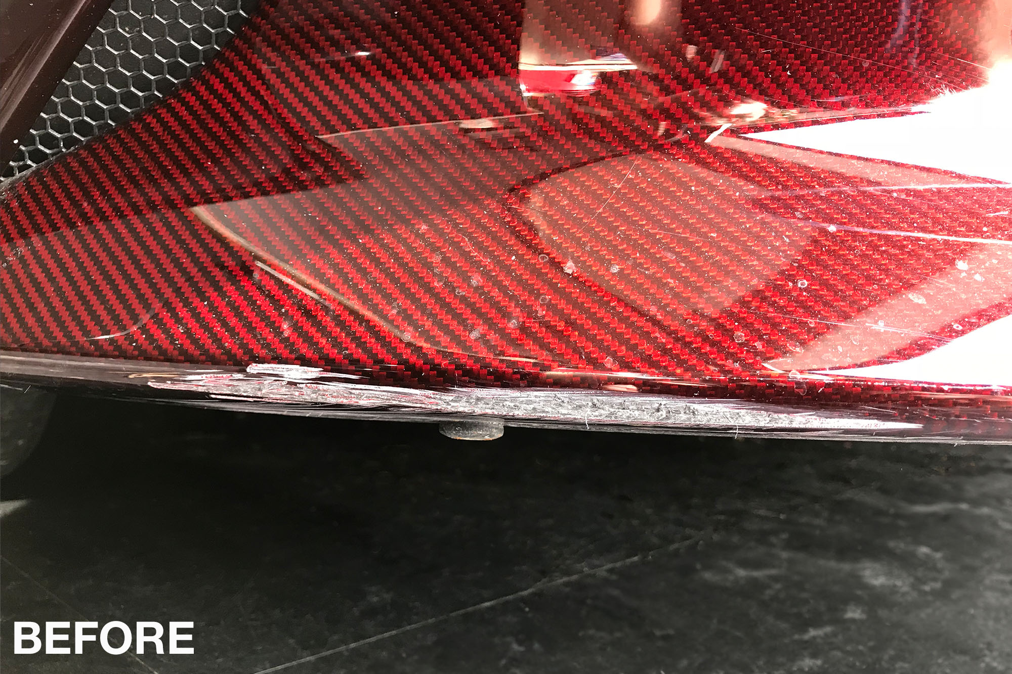 Aston Martin Vanquish Volante Carbon Fibre Splitter Repair