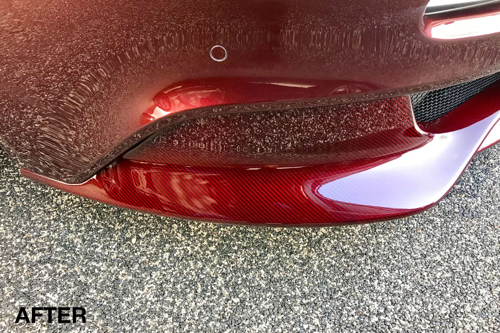 Aston Martin Vanquish Volante Carbon Fibre Splitter Repair