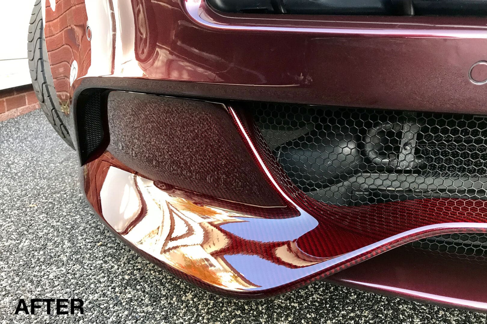 Aston Martin Vanquish Volante Carbon Fibre Splitter Repair