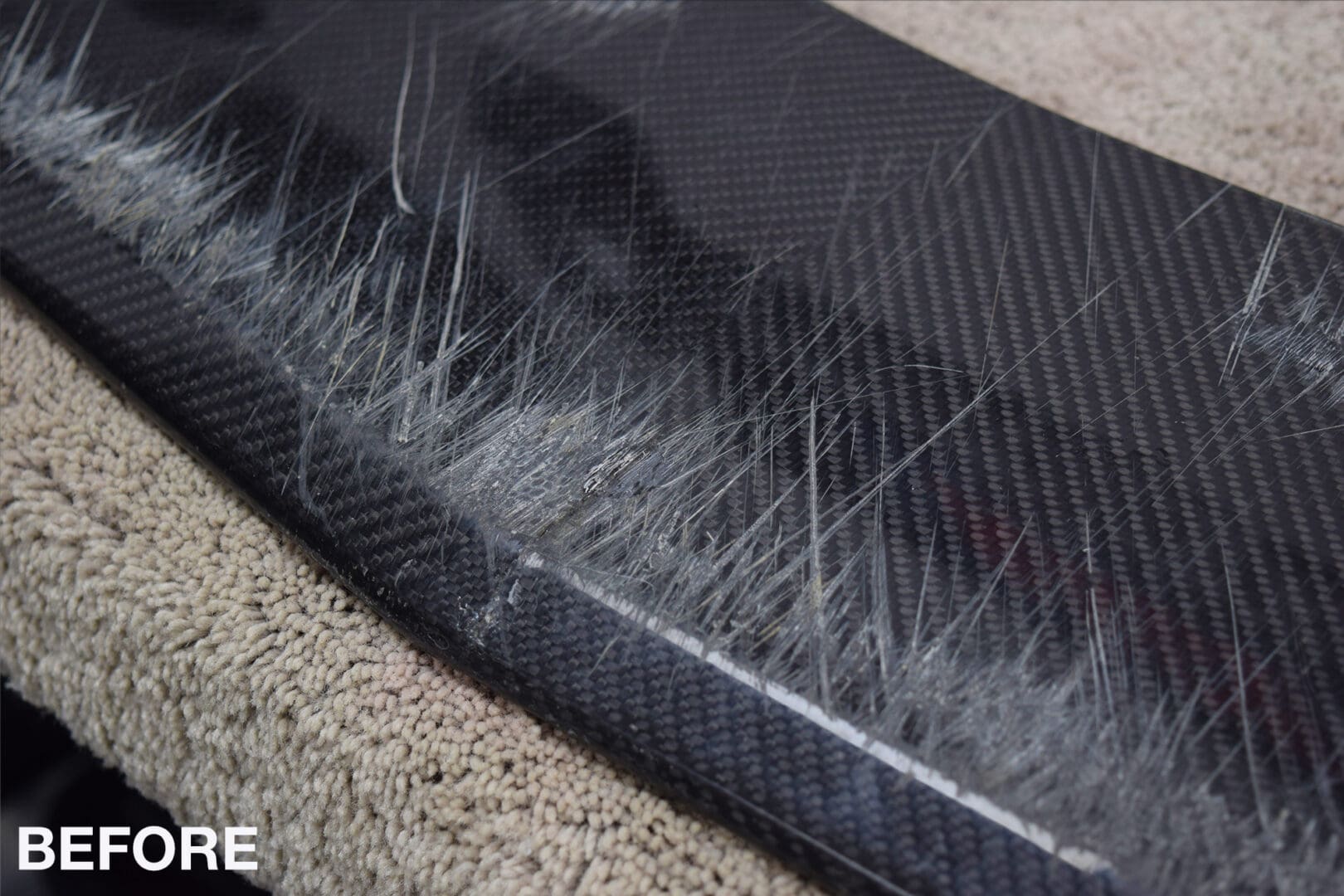 Bentley Continental GT Carbon Fibre Splitter Repair