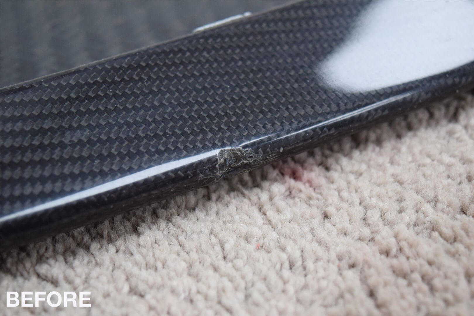 Bentley Continental GT Carbon Fibre Splitter Repair
