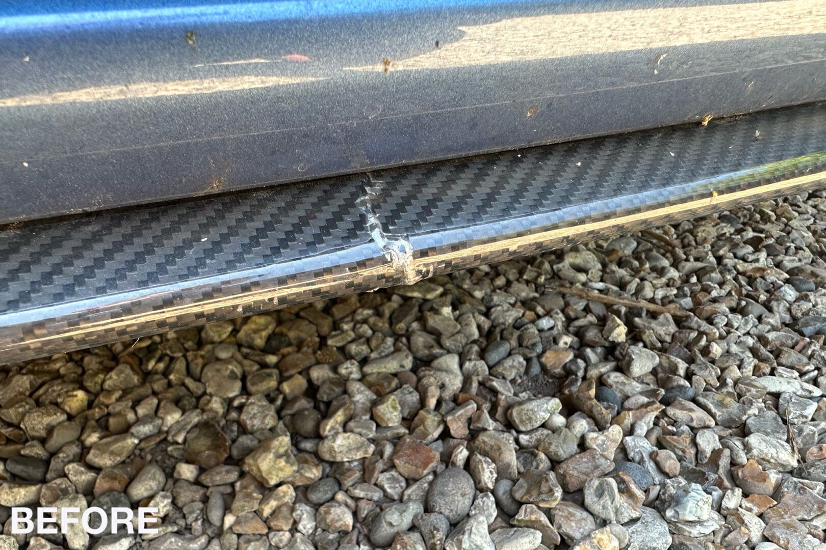 Bentley Continental GT Carbon Fibre Splitter Repair