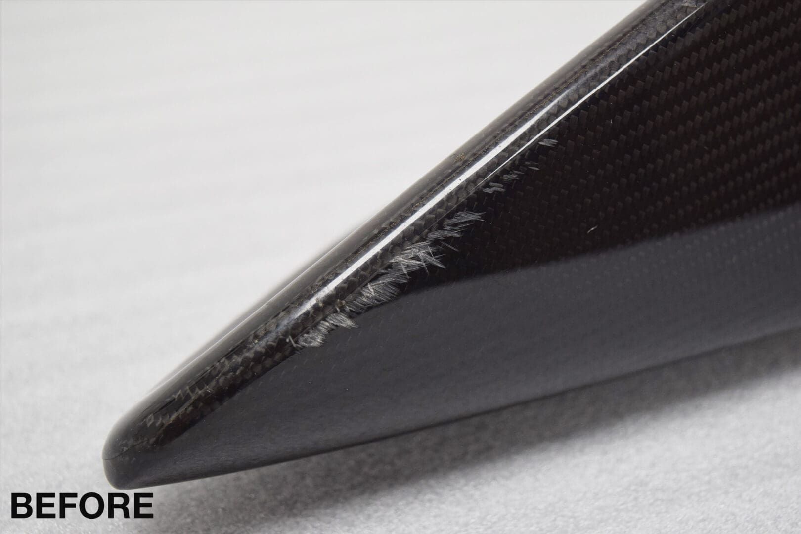 Mclaren 600LT Carbon Fibre Front Bumper Canard Repair