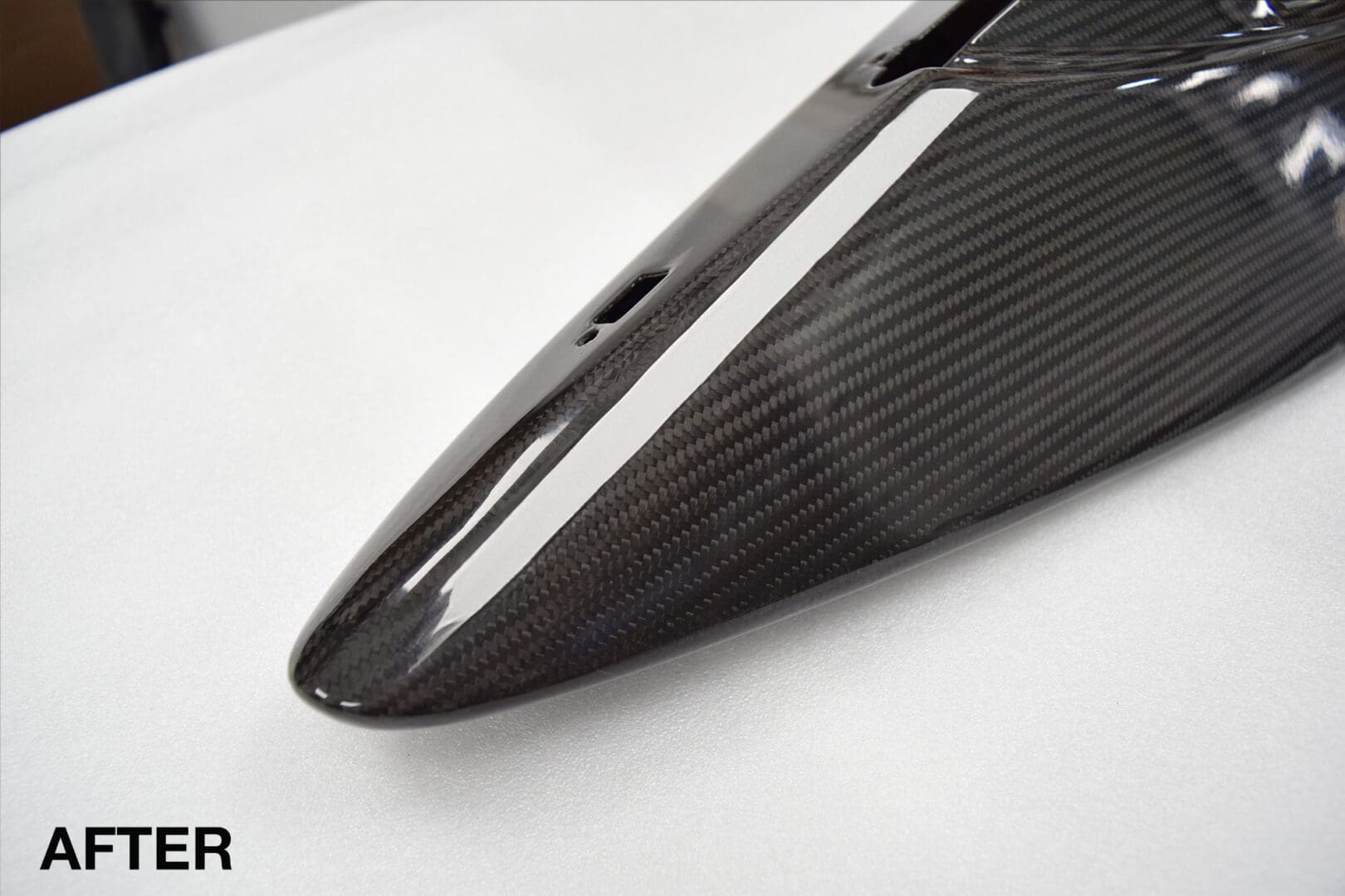 Mclaren 600LT Carbon Fibre Front Bumper Canard Repair
