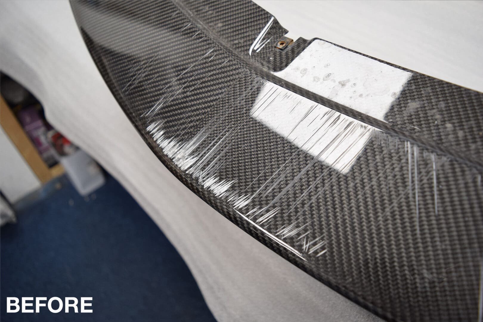 Mclaren 600LT Carbon Fibre Front Bumper Repair