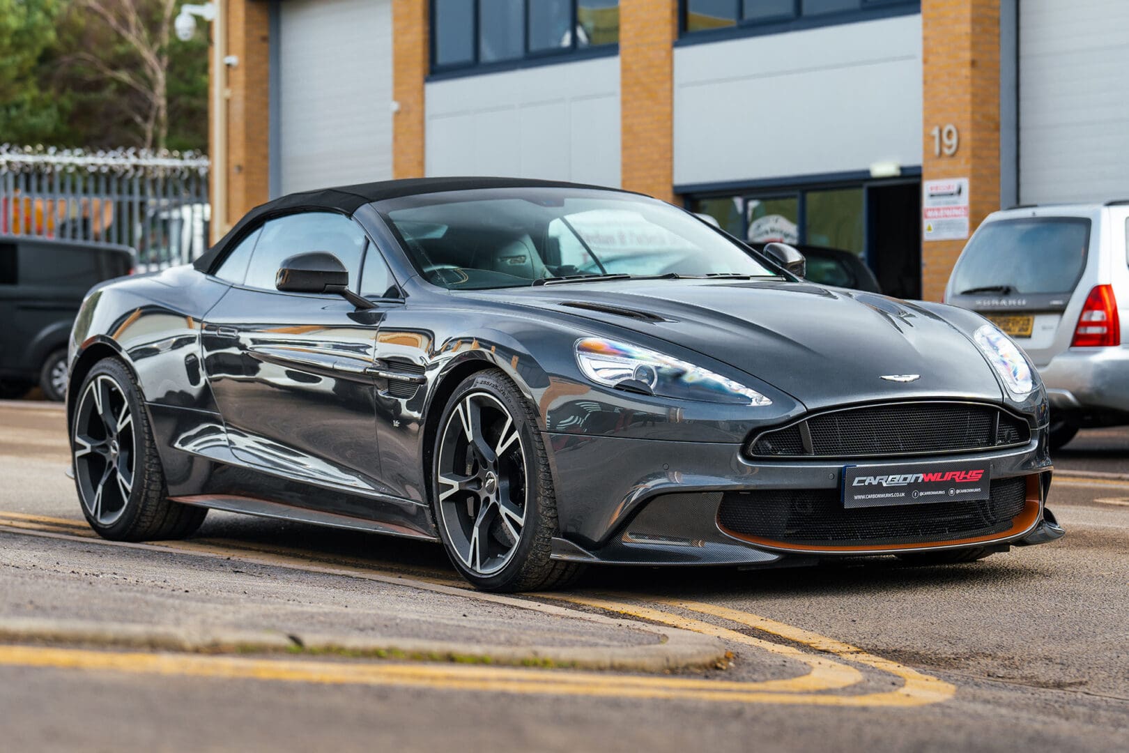 Aston Martin Vanquish S Carbon Fibre Splitter Repair