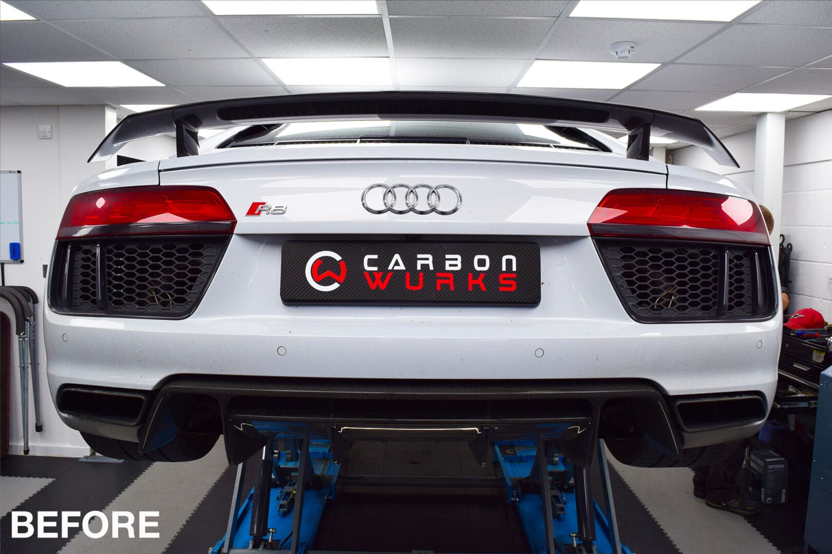 Audi R8 Carbon Fibre Diffuser Repair