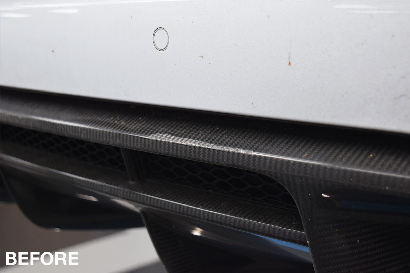 Audi R8 Carbon Fibre Diffuser Repair