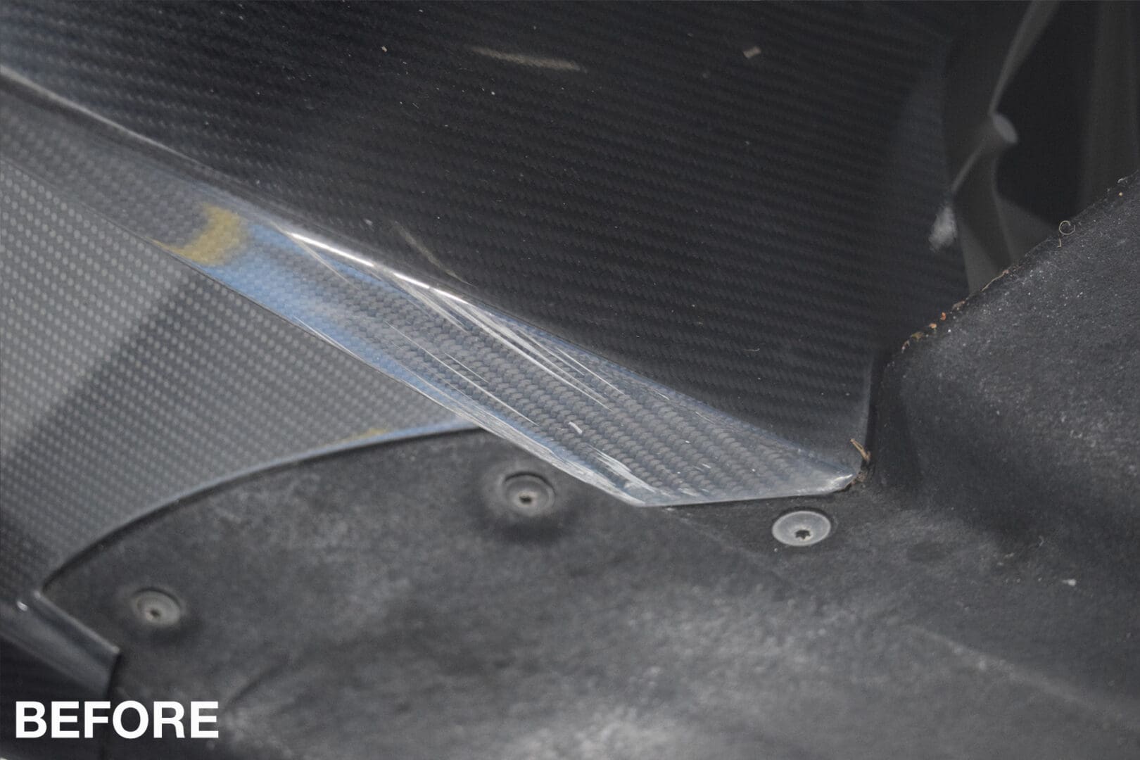 Audi R8 Carbon Fibre Diffuser Repair